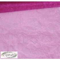 40cm x 10m gyűrt organza ciklámen pink