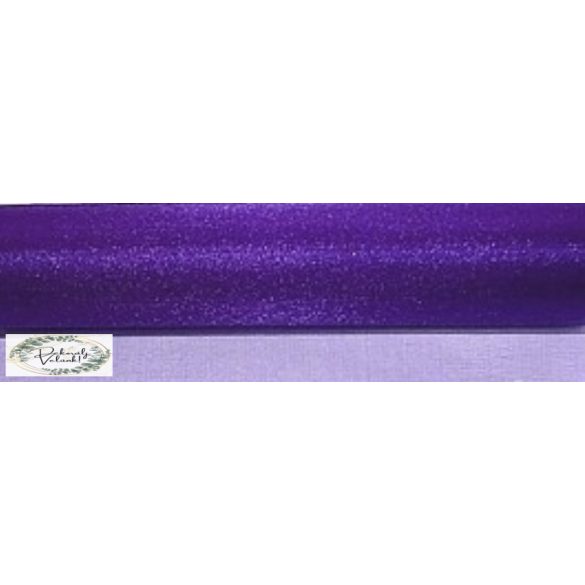 23,5 cm * 10 m organza sötét lila