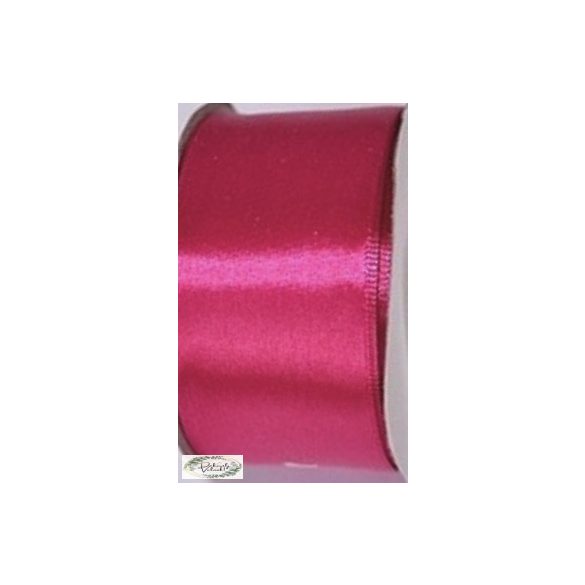3,8 cm x 22m szatén szalag ciklámen pink